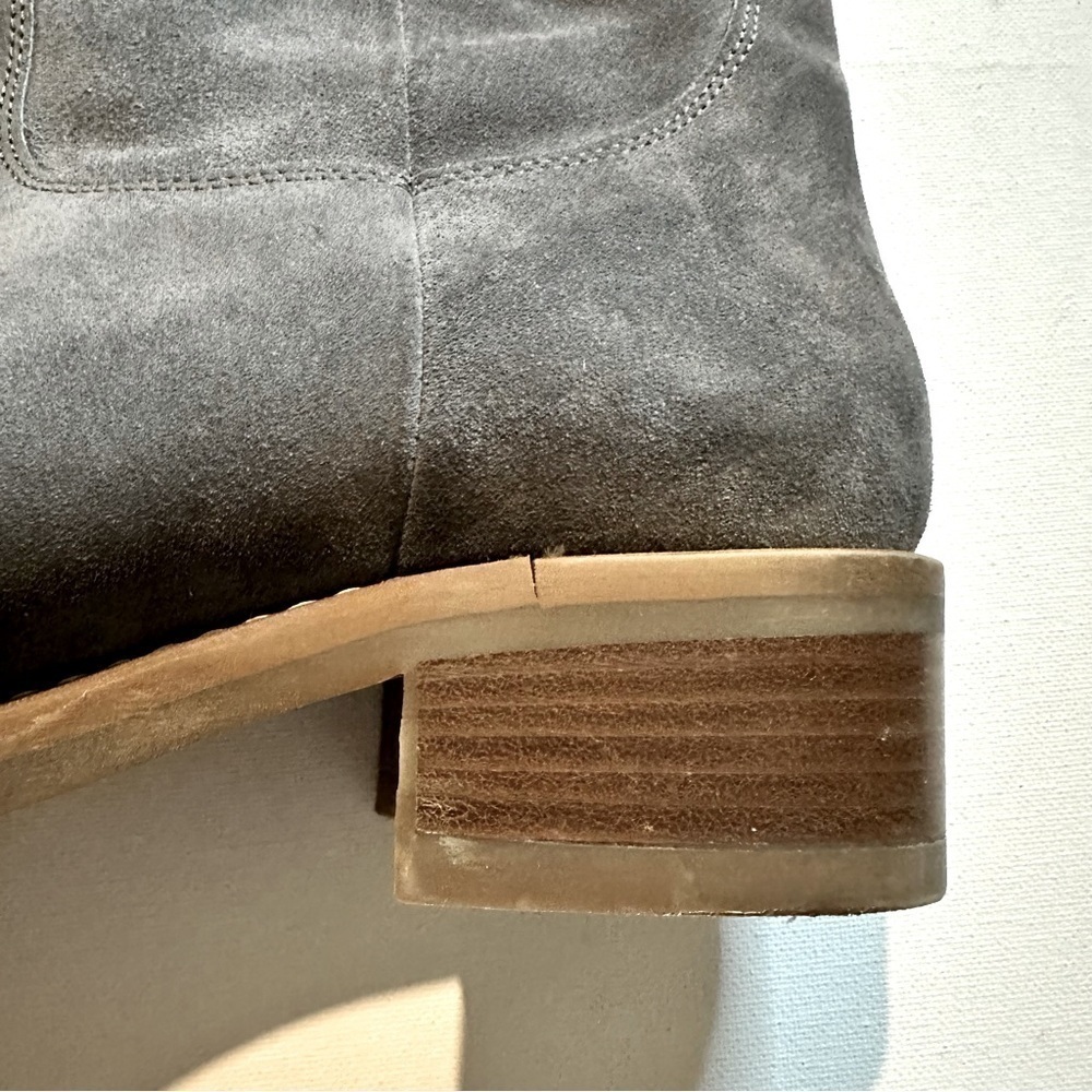 Boden Women's Grey Western Suede Pull On Ankle Boots Size US 10.5 / EU 42 - Picture 7 of 14